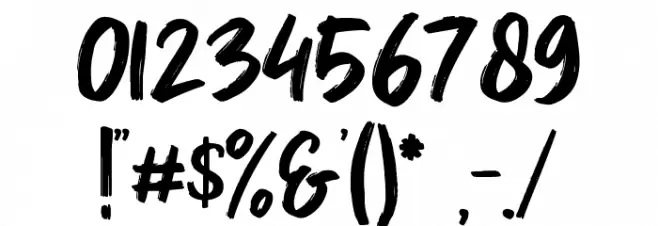 Sharoe Font OTHER CHARS