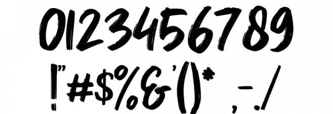 Sharoe Font OTHER CHARS