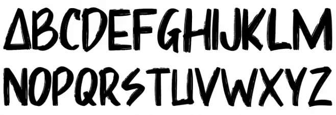 Sharoe Font UPPERCASE