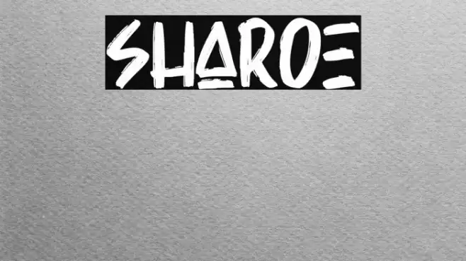 Sharoe Font examples