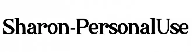 Sharon - Personal Use  Frei Schriftart Herunterladen