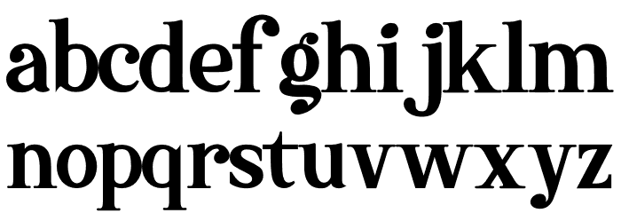 Sharon - Personal Use Font LOWERCASE