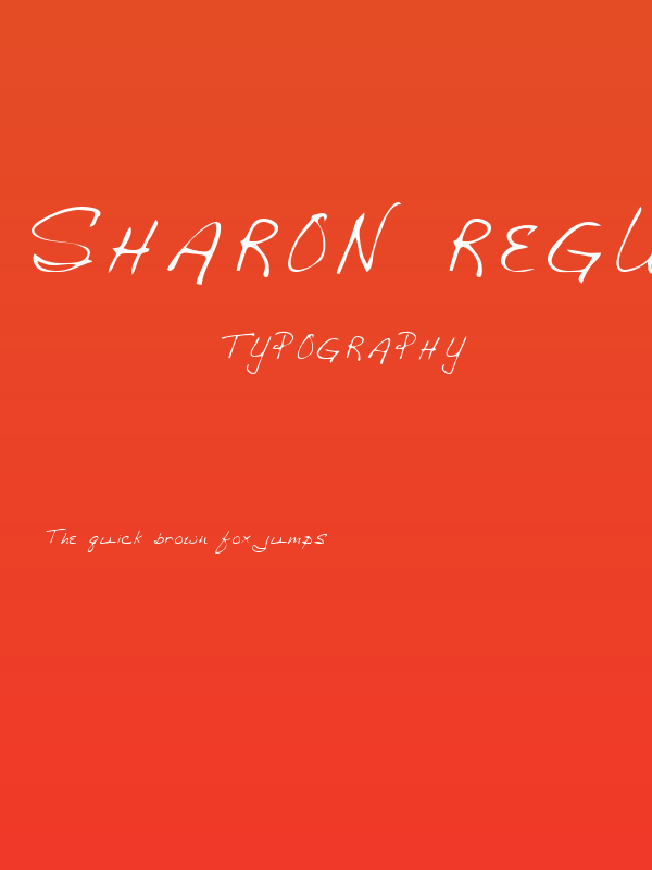 Sharon Regular Poster