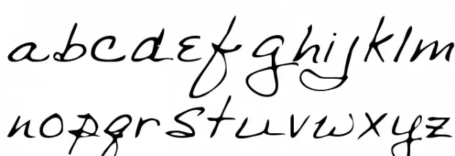 Sharon Regular 字体 小写