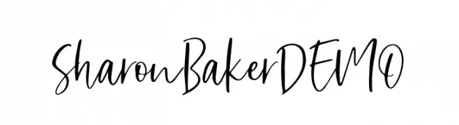SharonBakerDEMO  Frei Schriftart Herunterladen