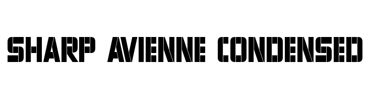 Sharp Avienne Condensed  les polices de caractères gratuit tlcharger