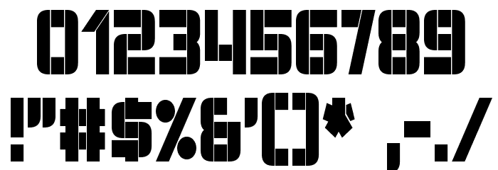 Sharp Avienne Condensed Font OTHER CHARS