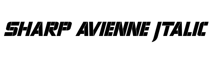 Sharp Avienne Italic  Frei Schriftart Herunterladen