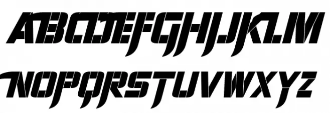 Sharp Avienne Italic Caratteri MAIUSCOLE