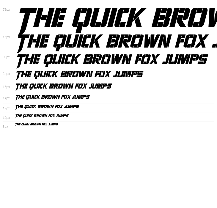 Sharp Avienne Italic Waterfall