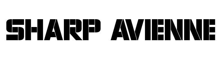 Sharp Avienne Шрифта