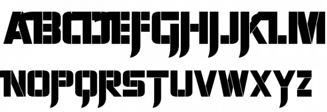 Sharp Avienne Schriftart Groß