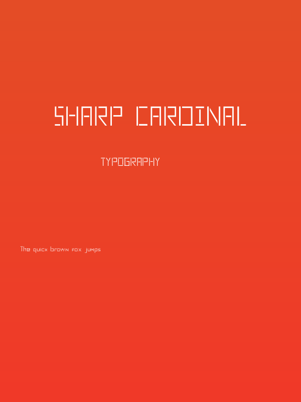 Sharp Cardinal Poster