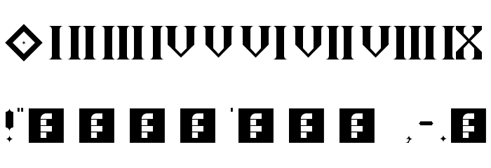 Sharp Objects NBP Regular Font OTHER CHARS