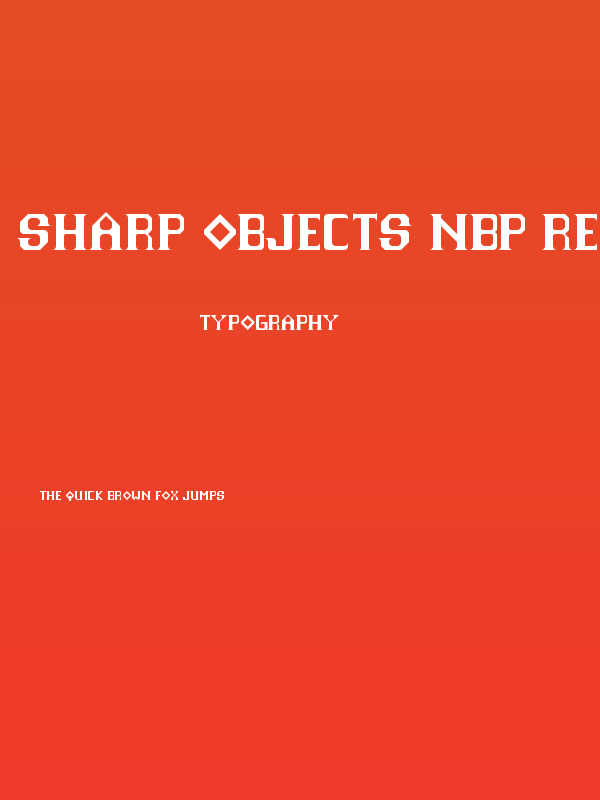 Sharp Objects NBP Regular Poster