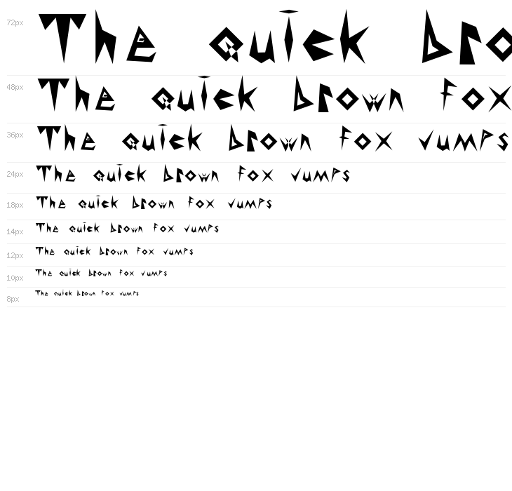 Sharp Points 2.0 Waterfall