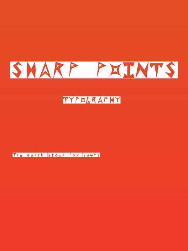 Sharp Points Poster