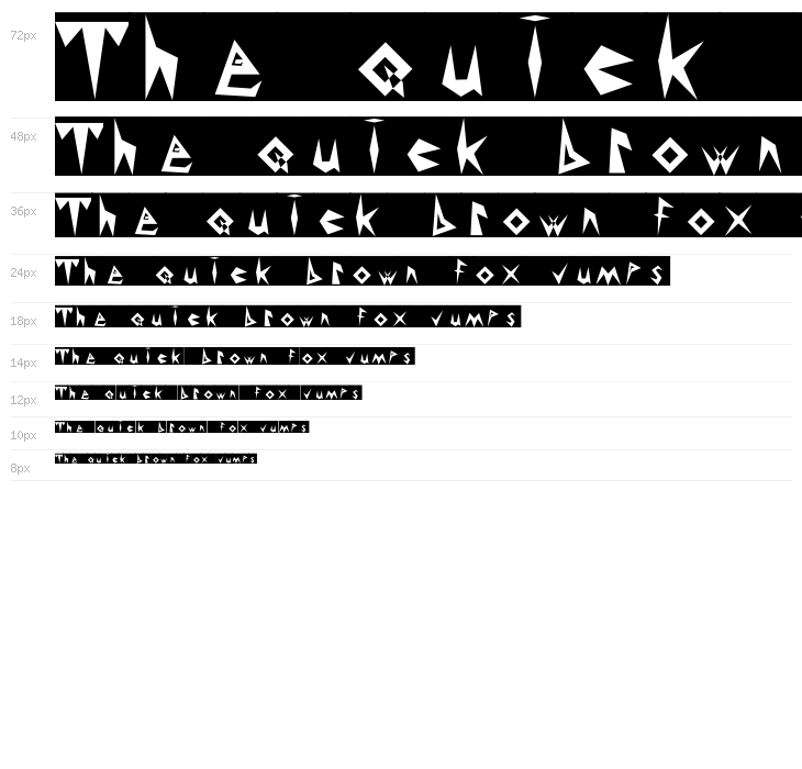 Sharp Points Waterfall