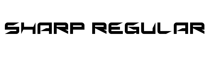 Sharp Regular  नि: शुल्क फ़ॉन्ट्स डाउनलोड