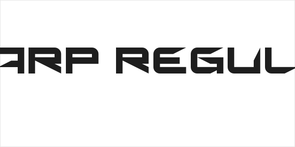 Sharp Regular Logo