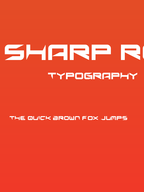 Sharp Regular Poster