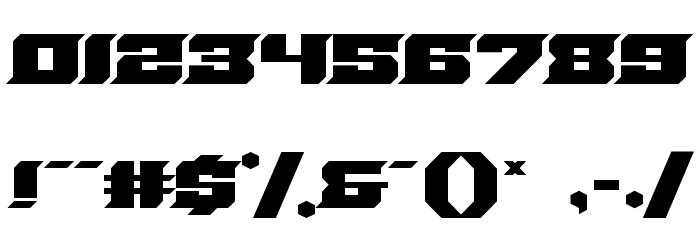 SharpCore Font OTHER CHARS