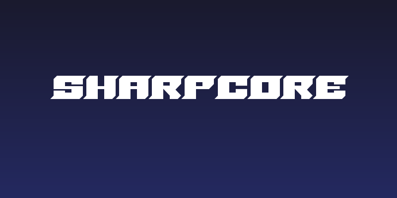 SharpCore Social Header