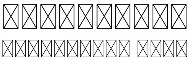 SharpHorn Demo Font OTHER CHARS