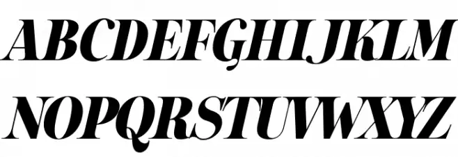 Sharpe PERSONAL Black Italic Fonte MAIÚSCULAS