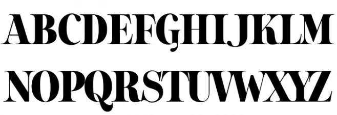 Sharpe PERSONAL Black Schriftart Groß