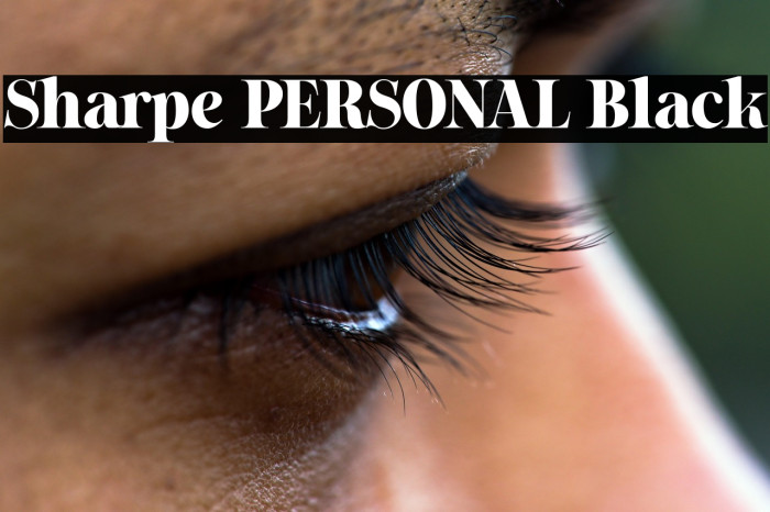 Sharpe PERSONAL Black Example 2