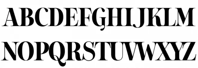 Sharpe PERSONAL Bold フォント 大文字