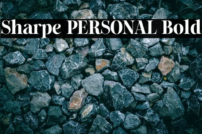Sharpe PERSONAL Bold Example 1