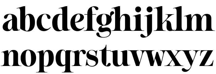 Sharpe PERSONAL Bold Font LOWERCASE