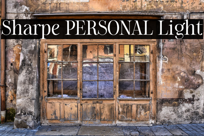 Sharpe PERSONAL Light Example 2