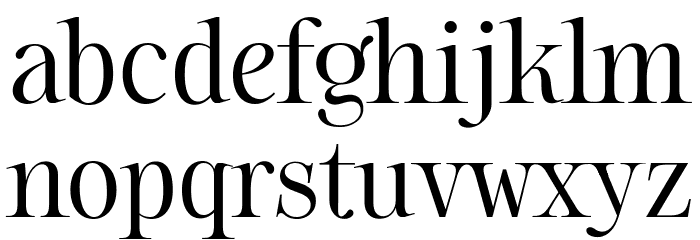 Sharpe PERSONAL Light Font LOWERCASE