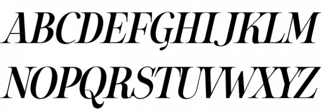Sharpe PERSONAL Medium Italic Polices MAJUSCULES