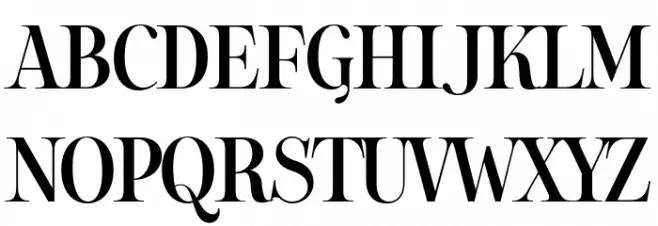 Sharpe PERSONAL Medium Шрифта ВЕРХНИЙ