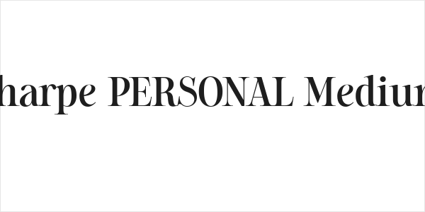 Sharpe PERSONAL Medium Logo