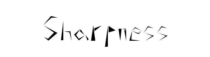 Sharpness  Free Fonts Download