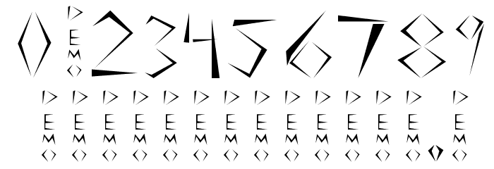 Sharpness Font OTHER CHARS
