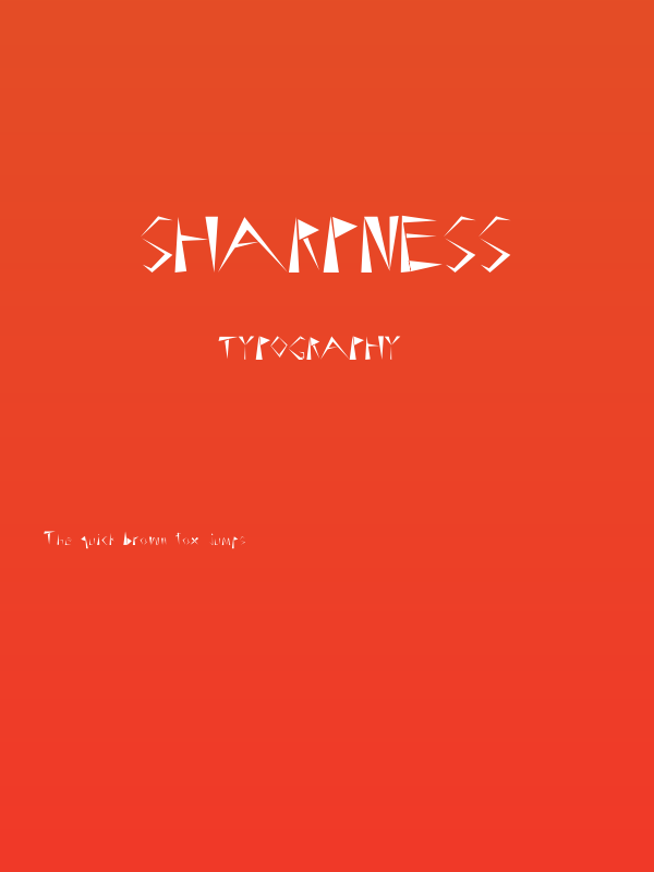 Sharpness Poster