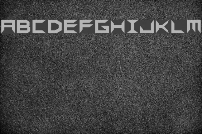 Sharps GF Font examples