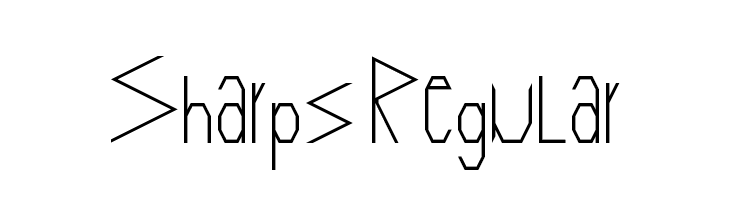 Sharps Regular  لخطوط تنزيل