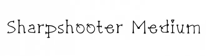 Sharpshooter Medium  Fuentes Gratis Descargar