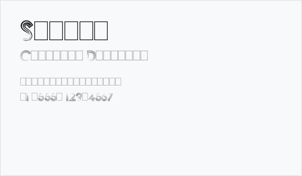 Sharpy Business Card