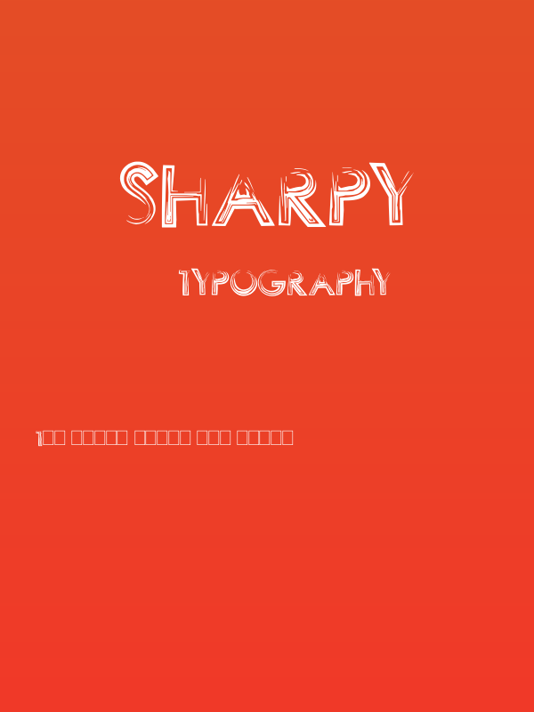 Sharpy Poster