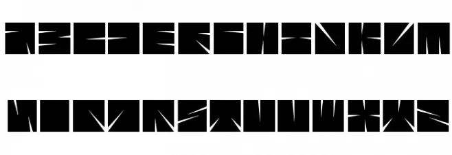 Sharpz Schriftart Groß