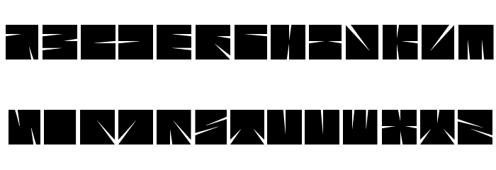 Sharpz Font LOWERCASE