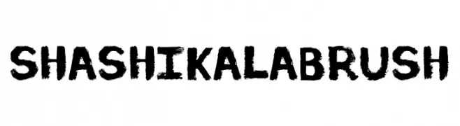 Shashikala Brush  Frei Schriftart Herunterladen
